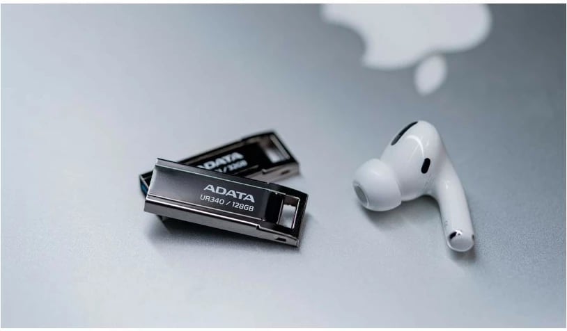 Pendrive Adata UR340, 128GB, USB 3.2 Gen1, e zezë