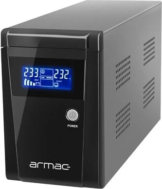 UPS Armac O/1000E/LCD me ekran LCD, 3 dalje AC, i zi
