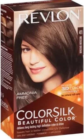 Bojë flokësh pa amoniak Revlon Colorsilk 41 kafe e mesme, uniseks