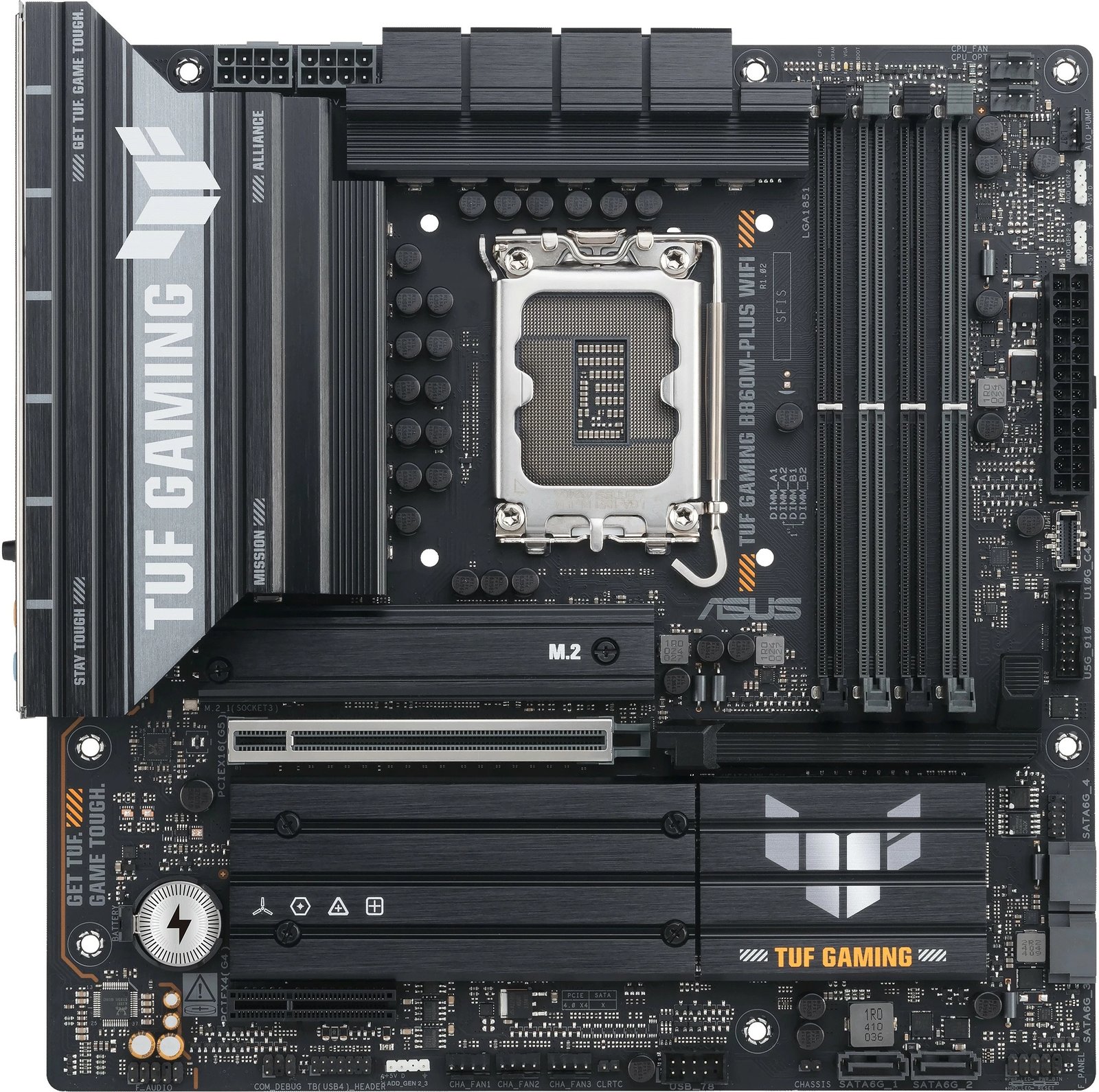 Pllakë amë ASUS TUF GAMING B860M-PLUS WIFI, LGA1851, micro ATX