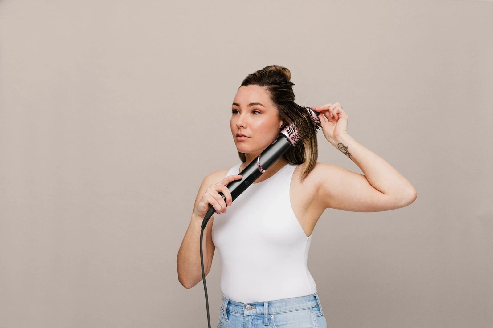 Multistyler për flokë Shark FlexStyle 5-in-1, 1400 W, HD440EU, zi/rozë