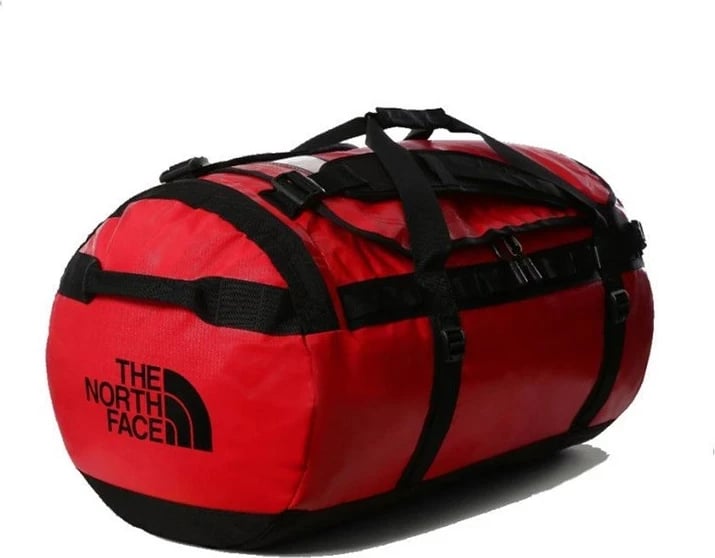 Çantë duffel The North Face Base Camp Duffel L, 95L, Poliestër, Kuqe