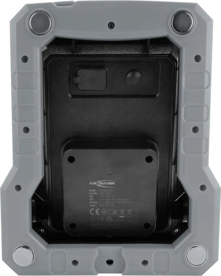 Llambë portabile ANSMANN WL2000R-ECO, LED 48 W, e zezë/gri