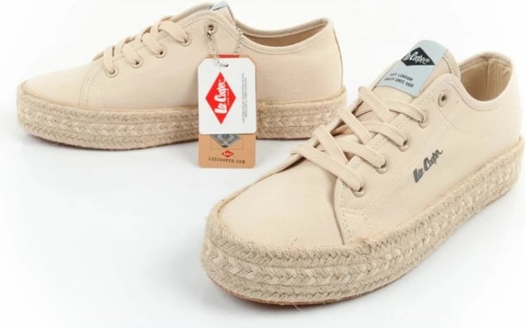 Këpucë femra Lee Cooper, bezhë