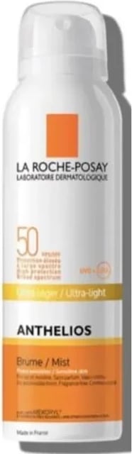 Sprej për diell La Roche-Posay Anthelios Invisible Mist Ultra Light SPF50+, 200ml