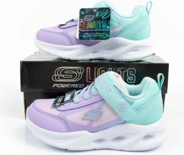 Atlete fëmijësh Skechers, vjollcë e kaltër