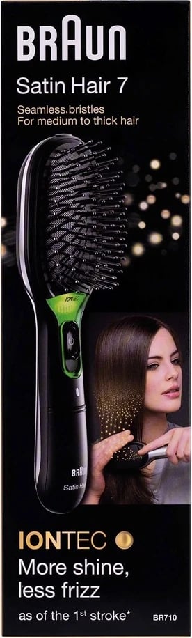 Krehër drejtues Braun Satin Hair 7, i zi