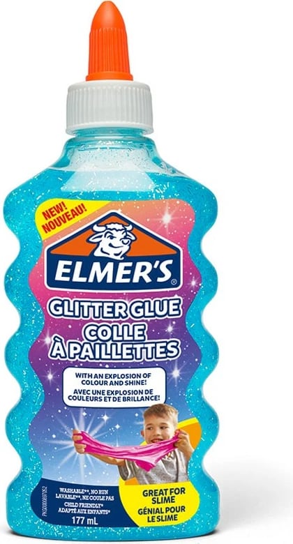 Ngjitës me shkëlqim Elmer's, 177ml, kaltër