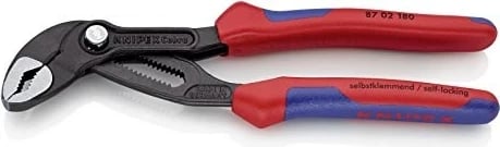 Knipex Cobra Pinca me gojë të lëvizshme, 180 mm, Blu