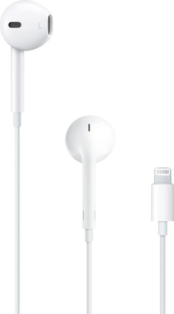 Kufje Apple EarPods me kabllo, për thirrje/muzikë, të bardha