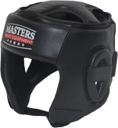 Helmetë mbrojtëse për arte marciale Masters, e zezë