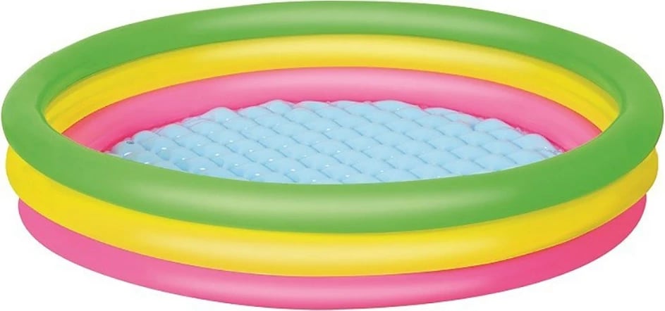 pishinë e fryrë Bestway 152x30 cm, 211 L, për fëmijë 3+, shumëngjyrëshe