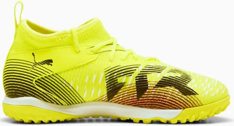 Çizme futbolli për fëmijë Puma, të verdha