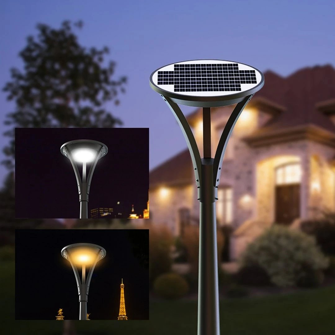Ndriçues i jashtëm PowerNeed SLL-31, LED, Solar, Argjendtë