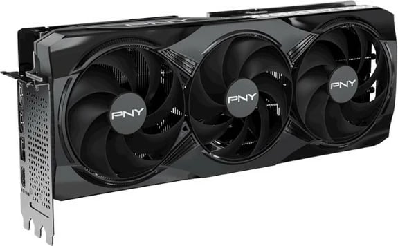 Kartelë grafike PNY GeForce RTX 5080 Overclocked Triple Fan, 16GB DDR7, 256-bit, e zezë