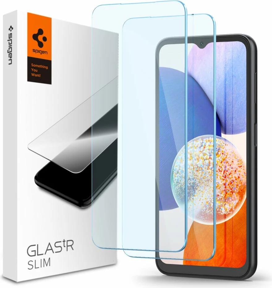 Xham i temperuar Spigen Glas.tR Slim për Samsung Galaxy A15/A25 4G/5G, 2 copë Xham i temperuar Spigen Glas.tR Slim për Samsung Galaxy A15/A25 4G/5G, 2 copë