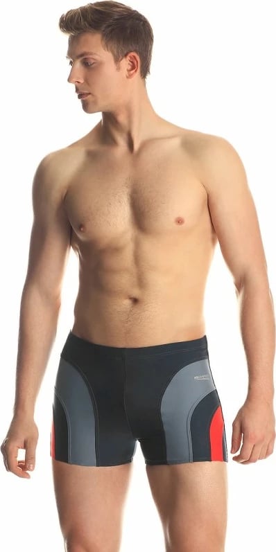 Shorce noti për meshkuj AQUA-SPEED, gri të kuqe