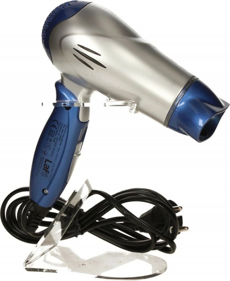 Tharëse flokësh, Lafe, SWS-001.1, 1200 W, 3 shpejtësi, dorezë palosëse, me koncentrator, blu/argjendtë