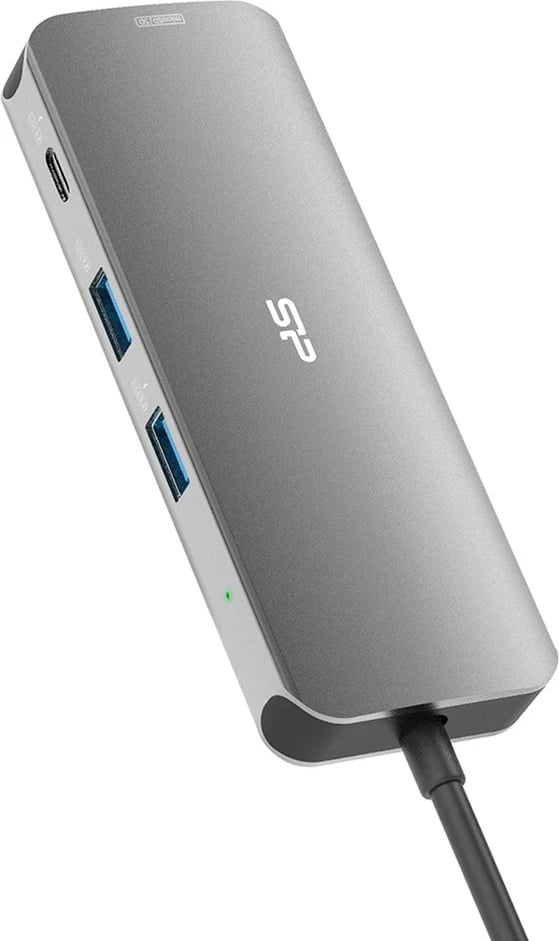 Docking Silicon Power SR30 USB 3.2 Gen 1 Type-C Gri, Metalik