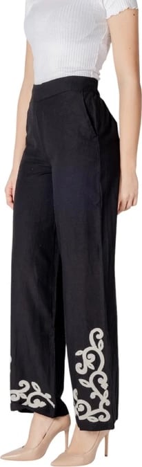 Pantallona Vila Clothes femra, të zeza
