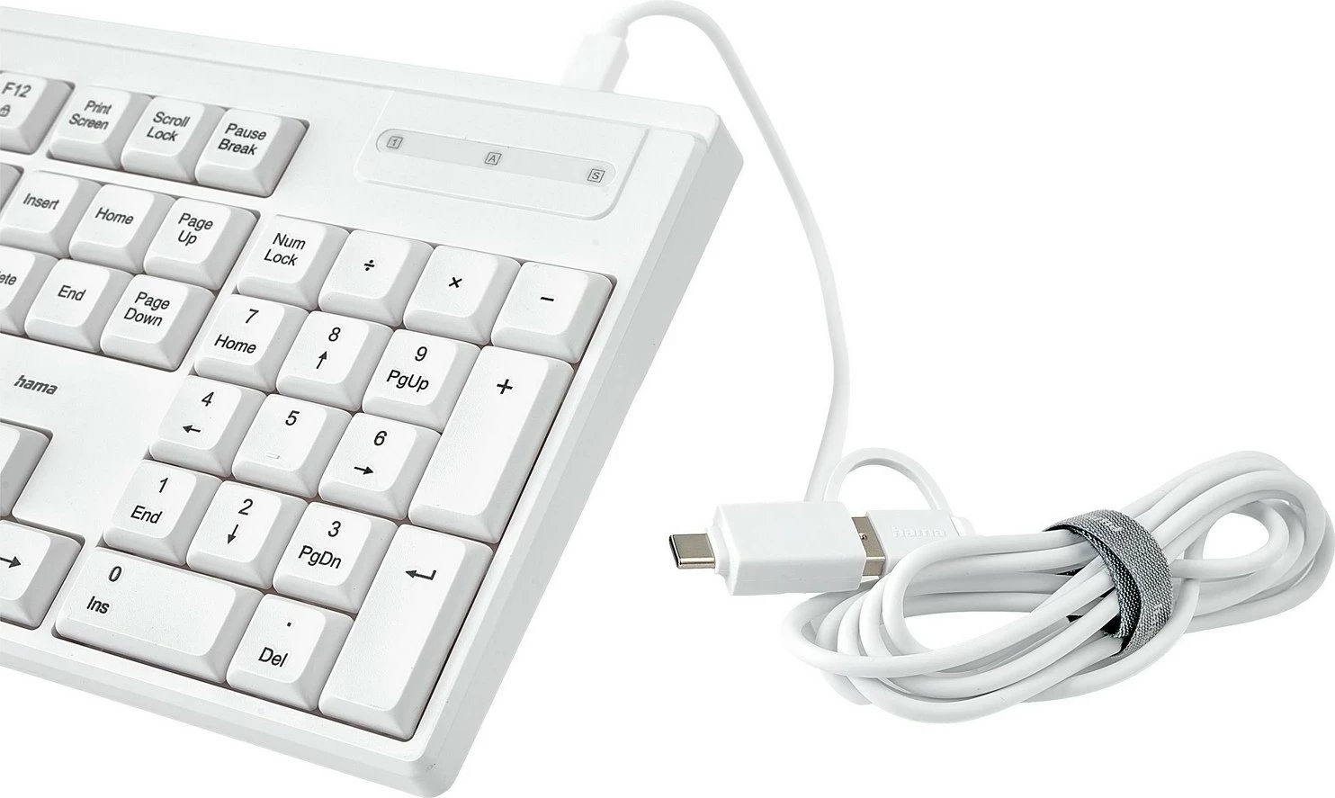 Tastierë Hama CK-200, USB, e bardhë