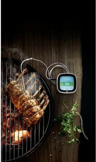 Termometër digjital BBQ WMF 608196030, me sondë, i zi