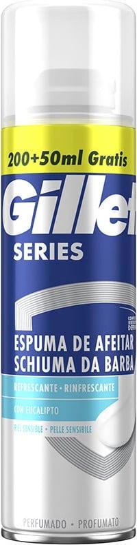 Shkumë për rrojë për burra Gillette Series Sensitive, 250ml