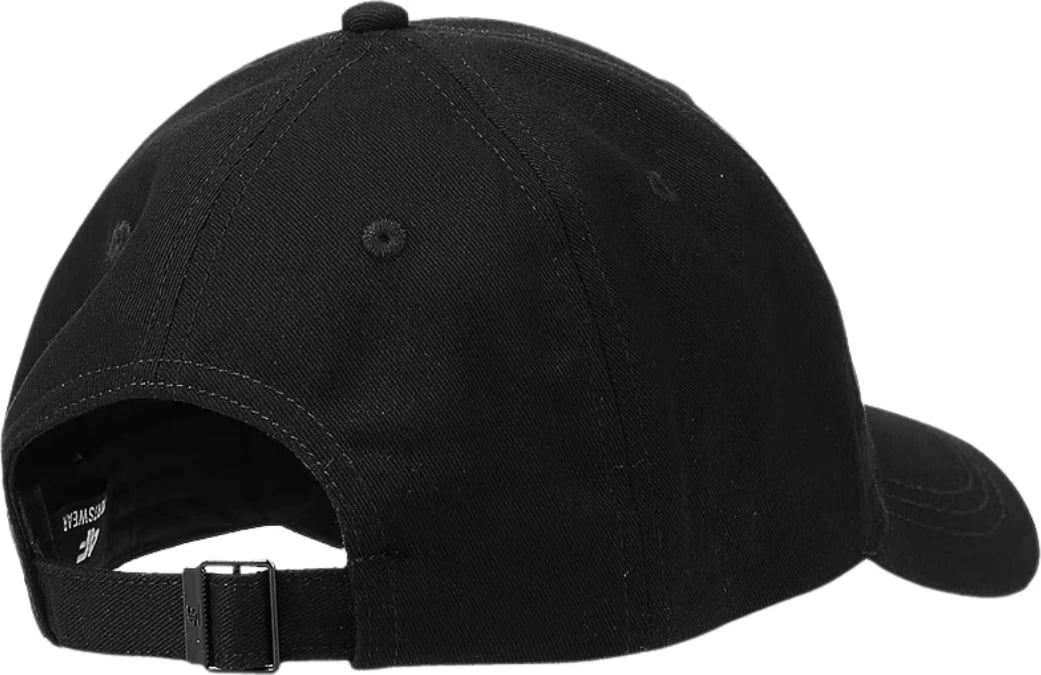 Kapelë me strehë 4F unisex, e zezë