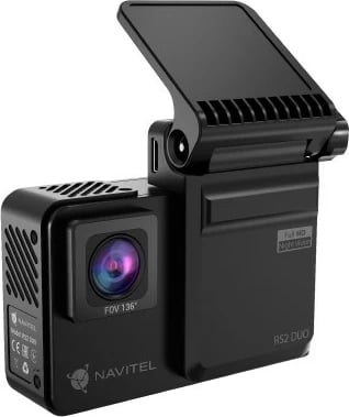 Kamerë për makinë Navitel RS2DUO, Full HD, Bateri, USB, E zezë