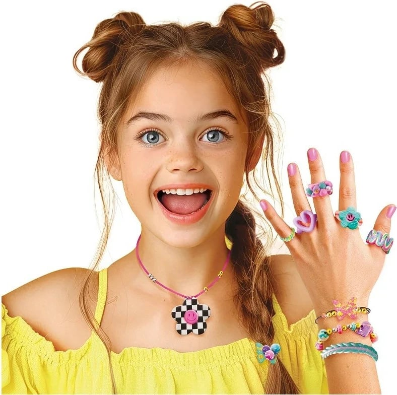 Set kreativ për bizhuteri, Epee Project Glam Bizu Workshop EP60470, mbi 10 projekte, mbi 100 dekorime, shumëngjyrësh, set shtesë