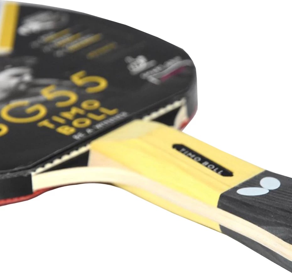 Reket ping pongu Butterfly për meshkuj, e verdhë