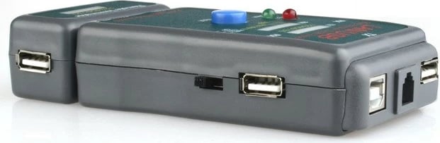 Testues kabllosh Gembird NCT-2, RJ45, RJ11, RJ12, USB, Gri