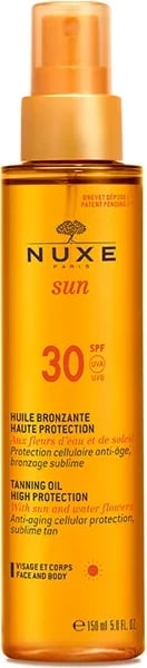 Vaj për nxirje Nuxe Sun SPF30 unisex 150ml