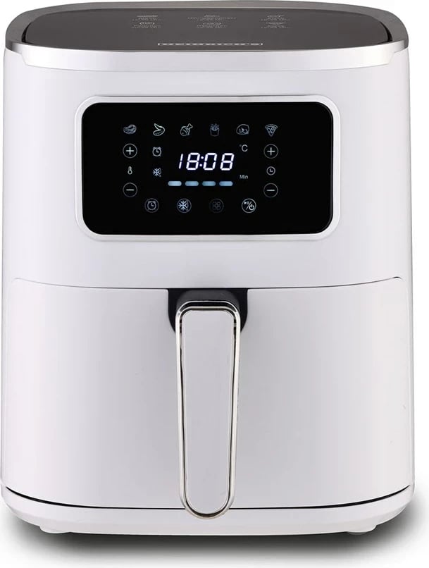 Fritezë me ajër të nxehtë Heinrich's HFR 8216, 5.0 L, 1450 W, Bardhë