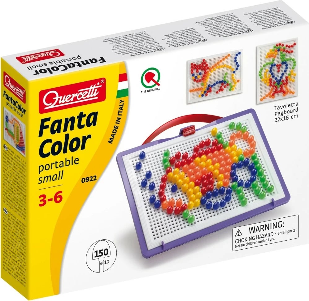 Mozaik kreativ Quercetti Fantacolor, 150 kunja, Multikolor