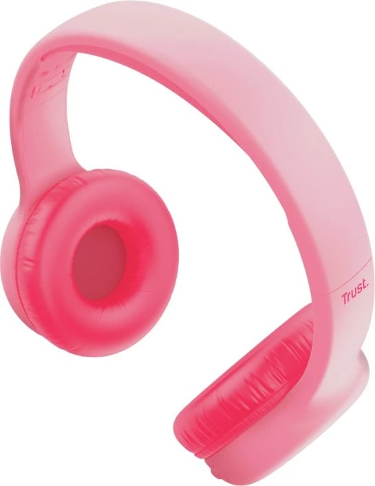 Kufje Trust Nouna, me ose pa kabllo, USB Type-C, Bluetooth, Rozë