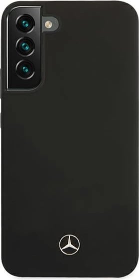 Mbështjellës Mercedes Silicone për Samsung Galaxy S22, i zi