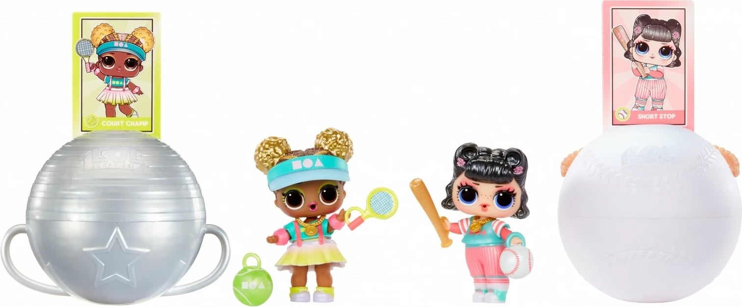 Set lodrash L.O.L. Surprise All Star Sports Vault, MGA, 12 copë, plastikë