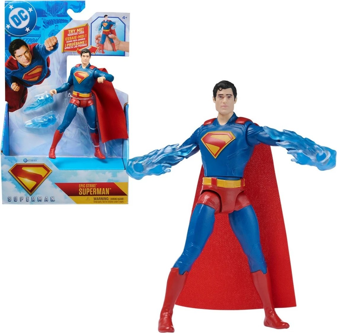 Figurë aksioni Superman Spin Master 15 cm, plastikë, me aksesorë