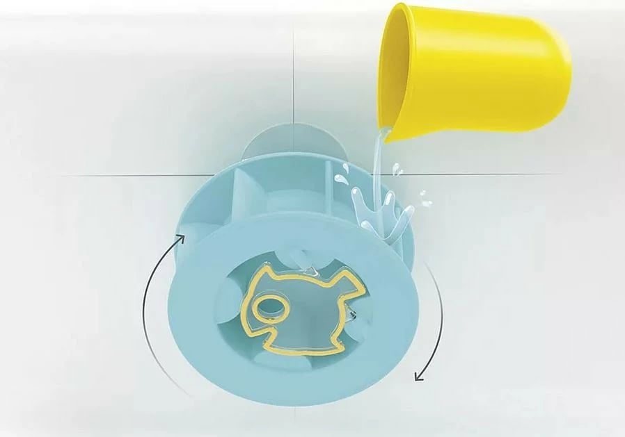 Set lodrash uji Playmobil Junior Aqua 71688 me mulli uji dhe rekin të vogël, plastikë