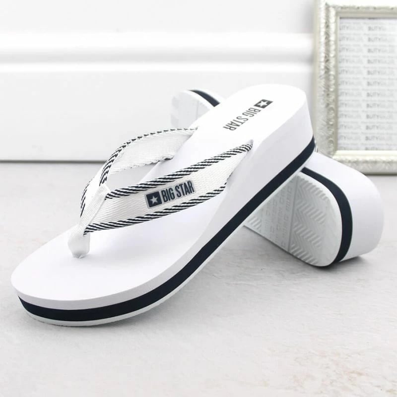 Flip-flops Big Star femra, të bardha