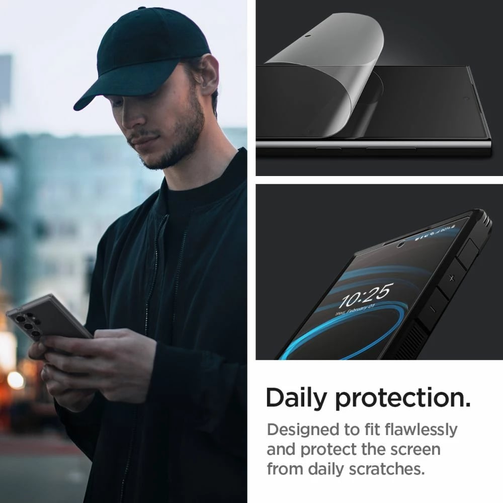 Folje mbrojtëse Spigen Neo Flex për Samsung Galaxy S24 Ultra, 2 copë