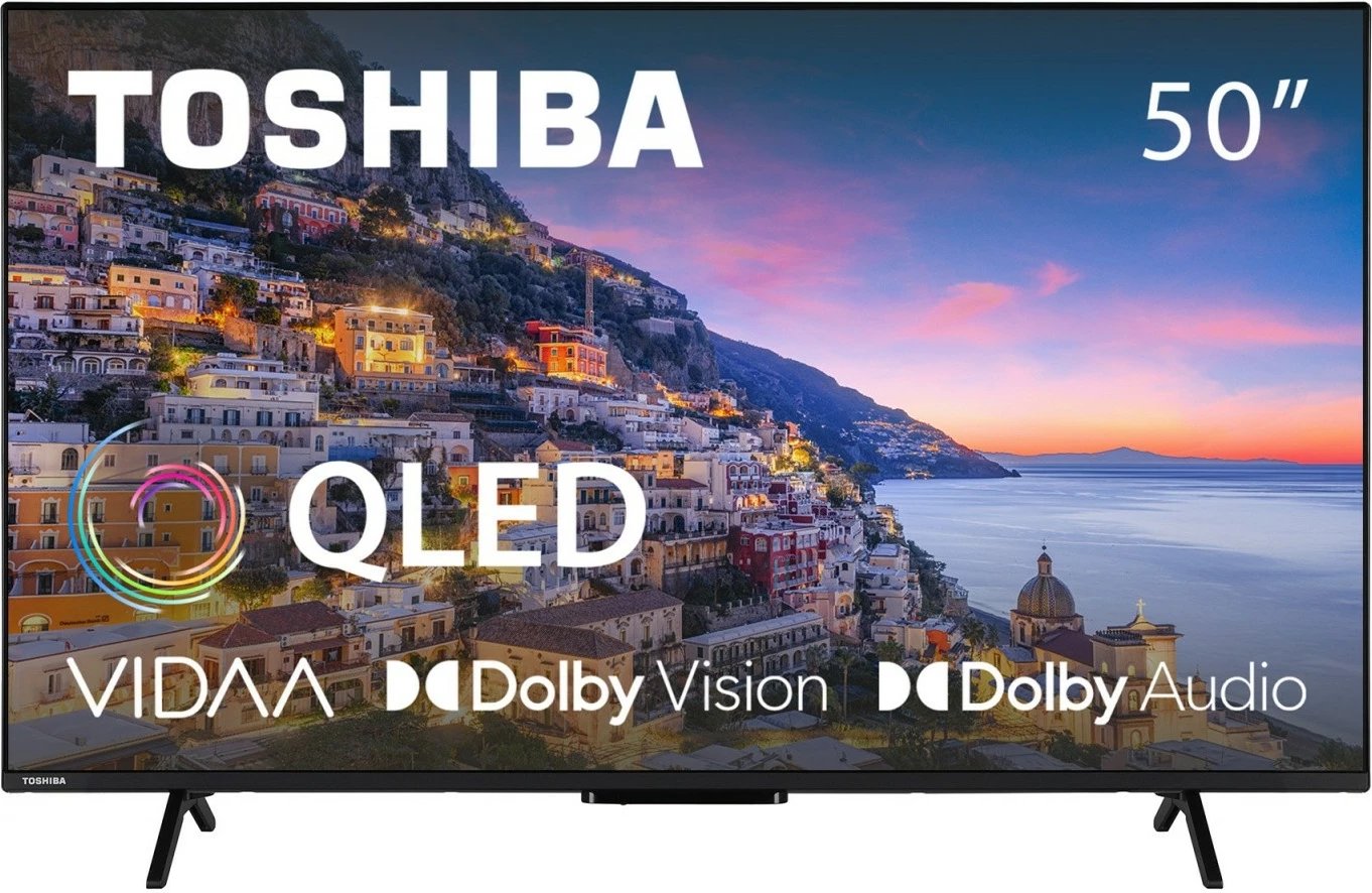 Televizor QLED Toshiba 50QV2463DG, 50 inç, Ultra HD 4K, Smart TV, i zi
