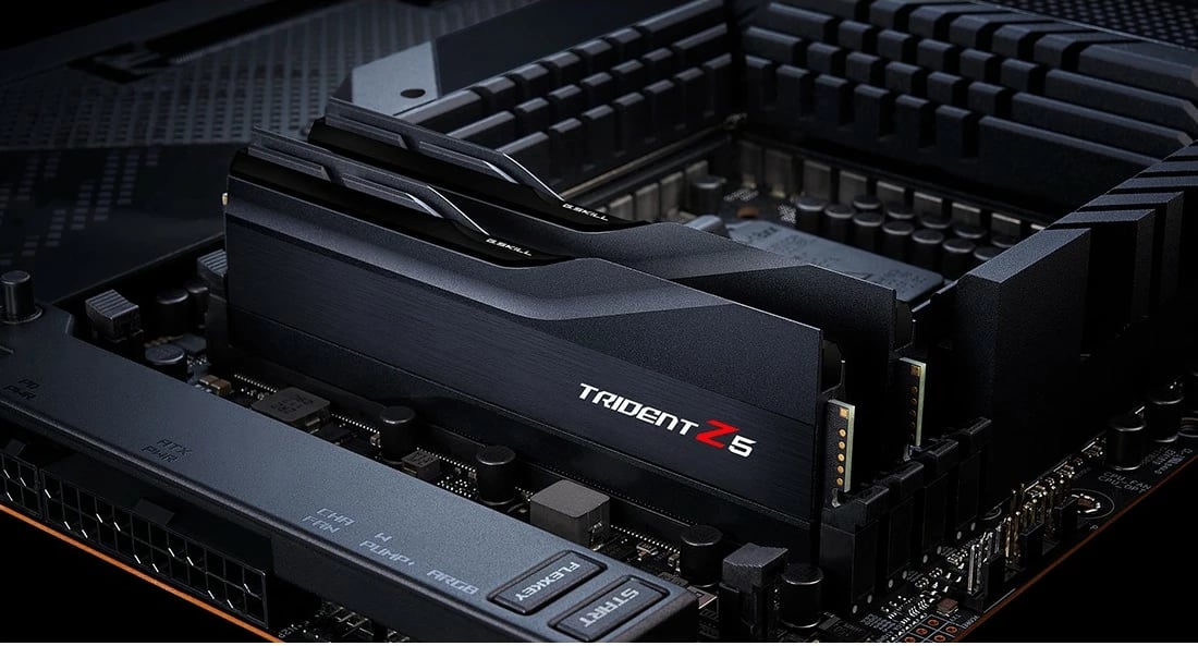 RAM Memorje G.Skill Trident Z5 32GB (2x16GB) DDR5, 7600MHz, CL36, e zezë