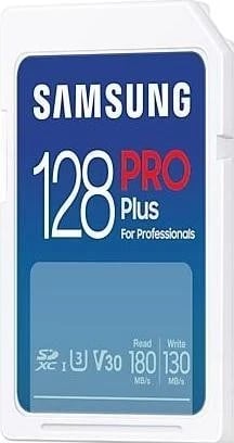 Kartë memorie Samsung Pro Plus, SDXC, 128GB, 180MB/S
