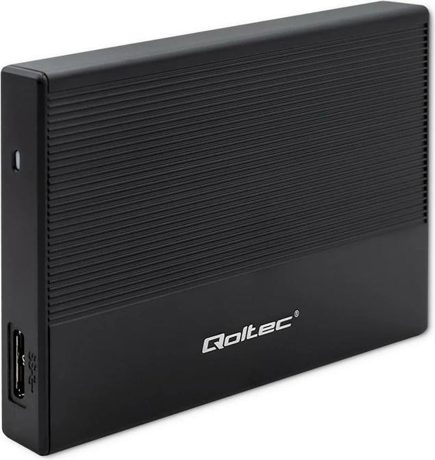 Kasë Qoltec 2.5" për SSD/HDD, USB 3.0, 2TB, e zezë