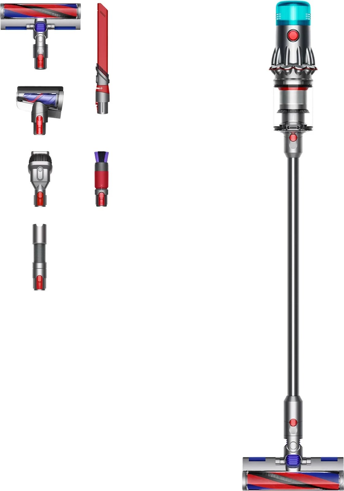 Fshesë me korrent Dyson V12 Origin, 2-në-1, pa qese, Nickel
