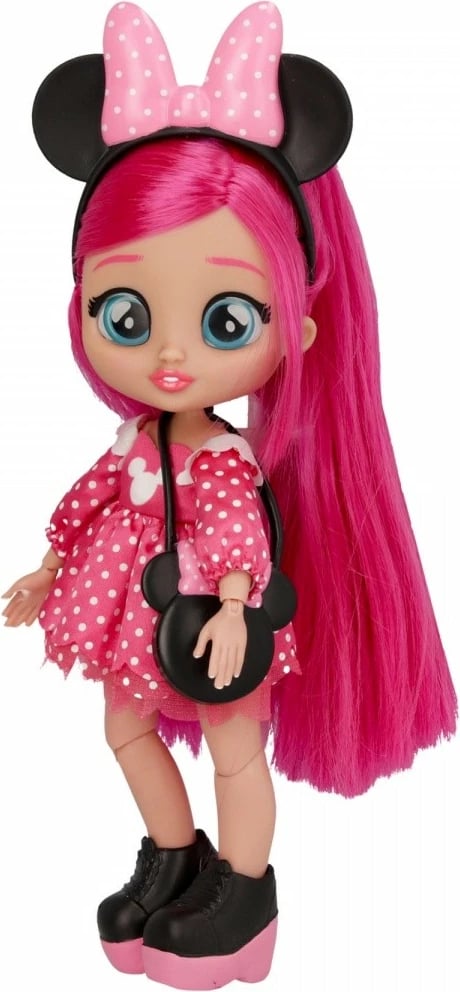Kukull Cry Babies BFF Disney Minnie, Tm Toys, IMC921429, plastikë, rozë