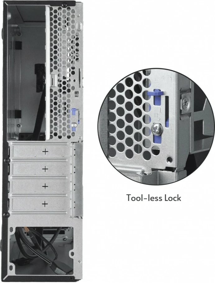 Kasë Chieftec BE-10B-300, Small Form Factor, 300W, e zezë