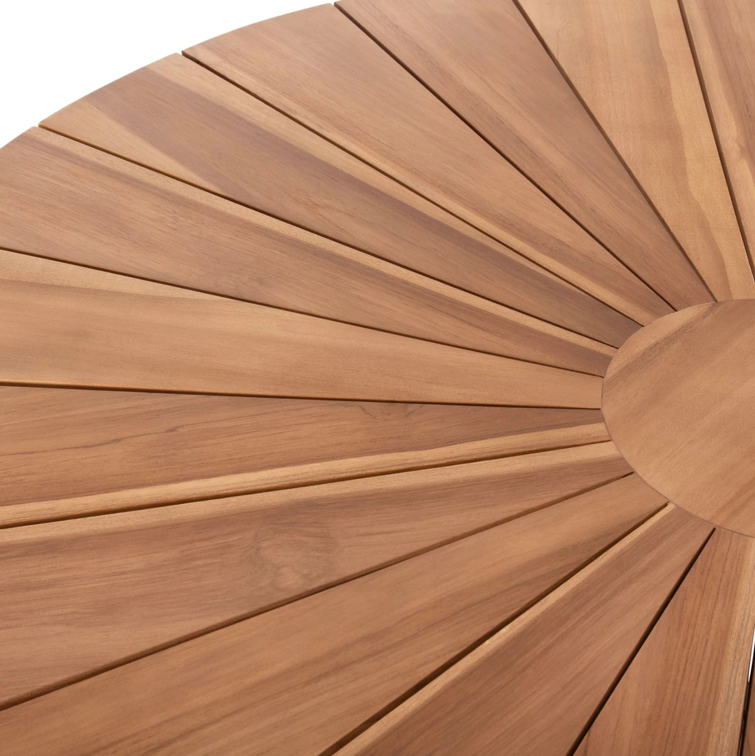 Tavolinë e rrumbullakët për ngrënie, EXCESS, dru TEAK, përfundim natyral mat, Φ130x75H cm